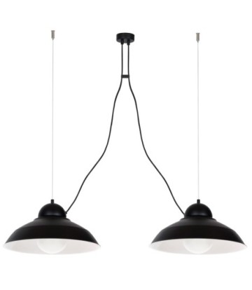 Lampa wisząca GUSTAV BLACK 2xE27