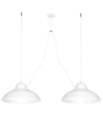 Lampa wisząca GUSTAV WHITE 2xE27