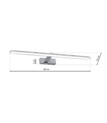 Kinkiet SPLASH CHROME 80cm 16W LED