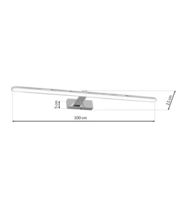 Kinkiet SPLASH CHROME 100cm 21W LED