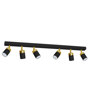 Lampa sufitowa JOKER BLACK/GOLD 6xGU10