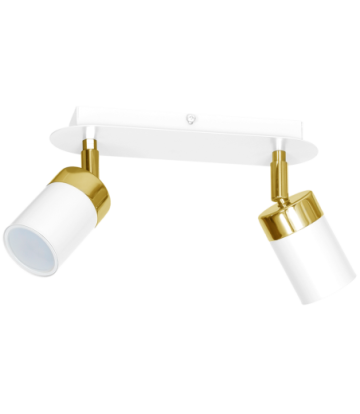 Lampa sufitowa JOKER WHITE/GOLD 2xGU10