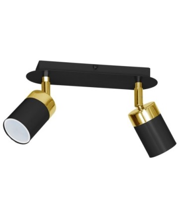 Lampa sufitowa JOKER BLACK/GOLD 2xGU10