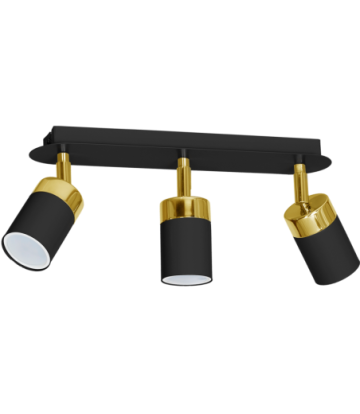 Lampa sufitowa JOKER BLACK/GOLD 3xGU10