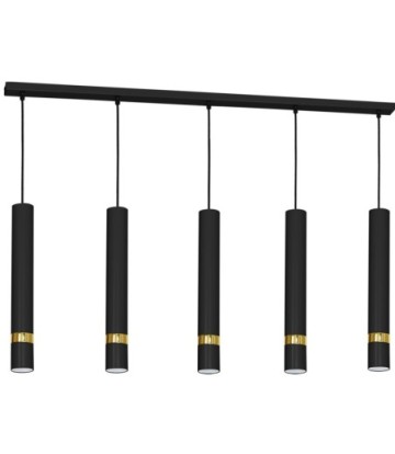 Lampa wisząca JOKER BLACK/GOLD 5xGU10