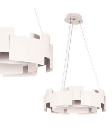 Lampa wisząca TORINO WHITE 24W LED