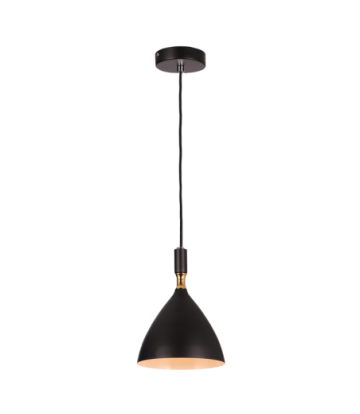 Lampa wisząca OTTO BLACK/GOLD 1xE27