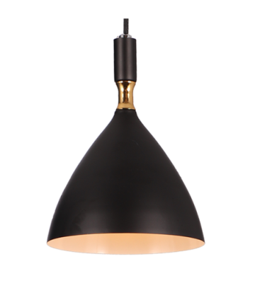 Lampa wisząca OTTO BLACK/GOLD 1xE27