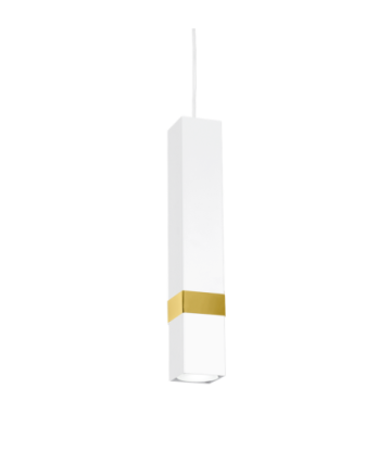 Lampa wisząca VIDAR WHITE/GOLD 1xGU10