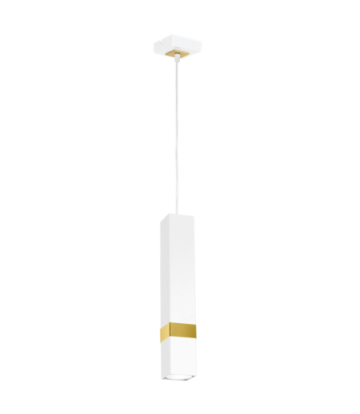 Lampa wisząca VIDAR WHITE/GOLD 1xGU10