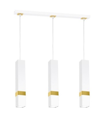 Lampa wisząca VIDAR WHITE/GOLD 3xGU10