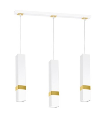 Lampa wisząca VIDAR WHITE/GOLD 3xGU10