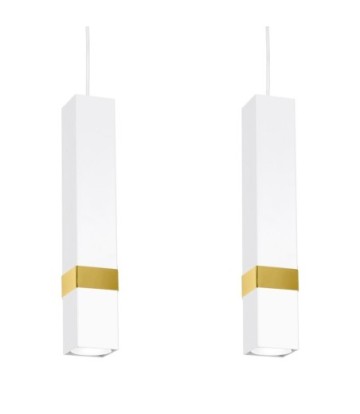 Lampa wisząca VIDAR WHITE/GOLD 3xGU10