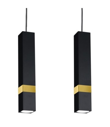 Lampa wisząca VIDAR BLACK/GOLD 3xGU10