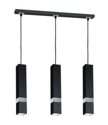 Lampa wisząca VIDAR BLACK/CHROME 3xGU10