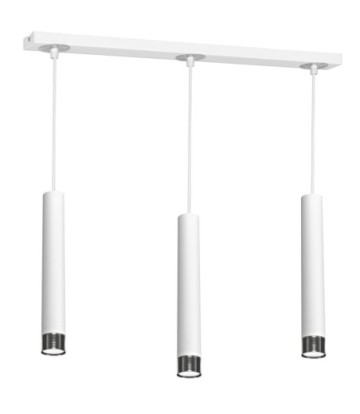 Lampa wisząca DANI WHITE/CHROME 3xGU10