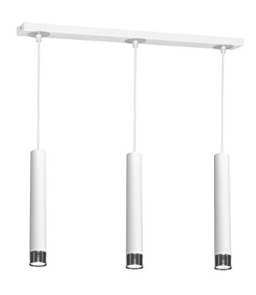 Lampa wisząca DANI WHITE/CHROME 3xGU10