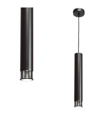 Lampa wisząca DANI BLACK/CHROME 1xGU10