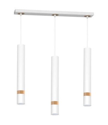 Lampa wisząca JOKER WHITE/WOOD 3xGU10