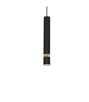 Lampa wisząca JOKER BLACK/WOOD 1xGU10