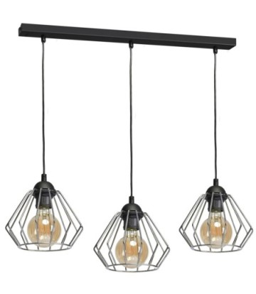 Lampa wisząca NORMAN BLACK 3xE27