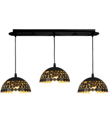 Lampa wisząca LISA BLACK 3xE27