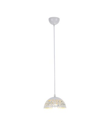 Lampa wisząca LISA WHITE 1xE27 18cm