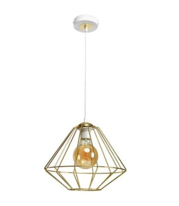 Lampa wisząca LUPO WHITE/GOLD 1xE27