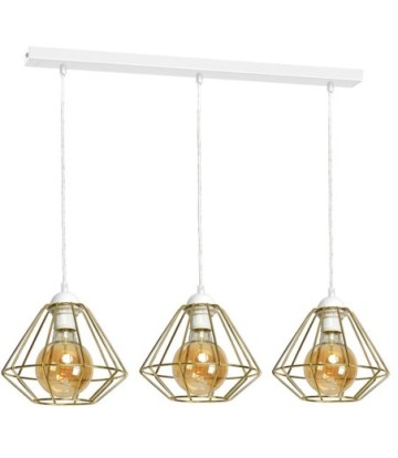 Lampa wisząca LUPO WHITE/GOLD 3xE27