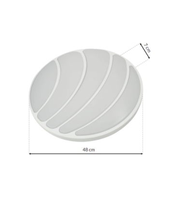 Plafon SHELL WHITE 40W LED Ø480 mm