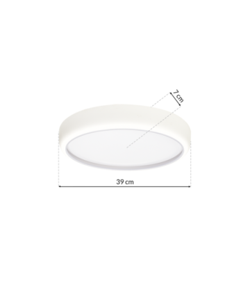 Plafon GEA WHITE 36W LED Ø390 mm