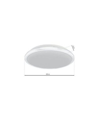 Plafon TERMA WHITE 18W LED IP44 Ø280 mm