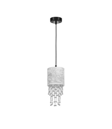 Lampa wisząca ALMERIA SILVER/BLACK 1xE27