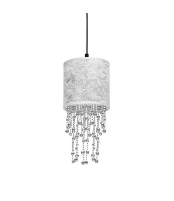 Lampa wisząca ALMERIA SILVER/BLACK 1xE27