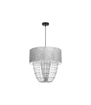 Lampa wisząca ALMERIA SILVER/BLACK 1xE27