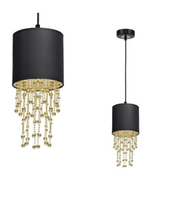 Lampa wisząca ALMERIA BLACK/GOLD 1xE27