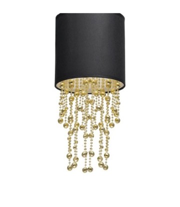 Lampa wisząca ALMERIA BLACK/GOLD 1xE27