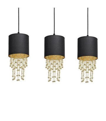 Lampa wisząca ALMERIA BLACK/GOLD 3xE27