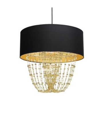 Lampa wisząca ALMERIA BLACK/GOLD 1xE27