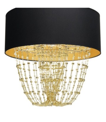 Lampa wisząca ALMERIA BLACK/GOLD 1xE27