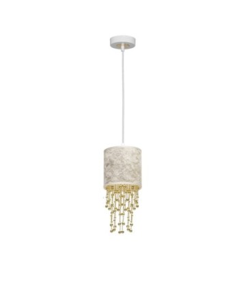 Lampa wisząca ALMERIA WHITE/GOLD 1xE27