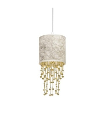 Lampa wisząca ALMERIA WHITE/GOLD 1xE27