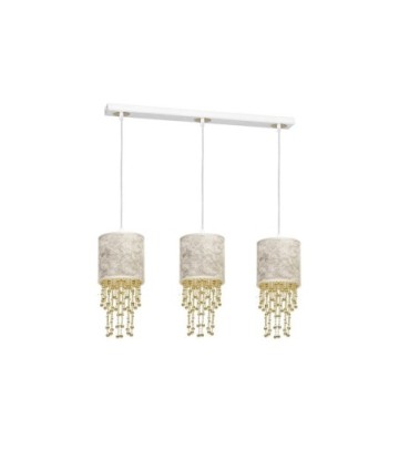 Lampa wisząca ALMERIA WHITE/GOLD 3xE27