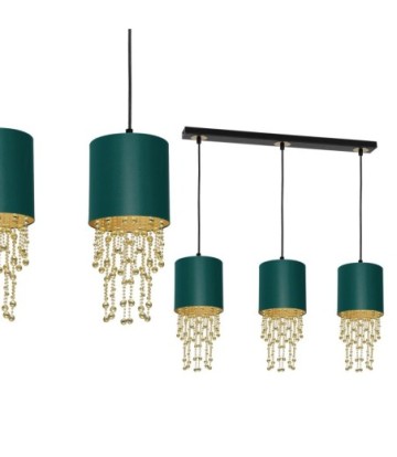 Lampa wisząca ALMERIA GREEN/GOLD 3xE27