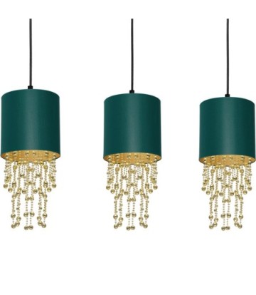 Lampa wisząca ALMERIA GREEN/GOLD 3xE27