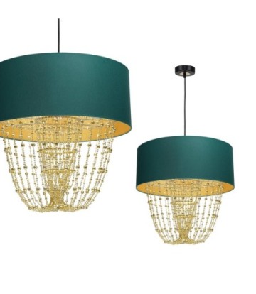 Lampa wisząca ALMERIA GREEN/GOLD 1xE27