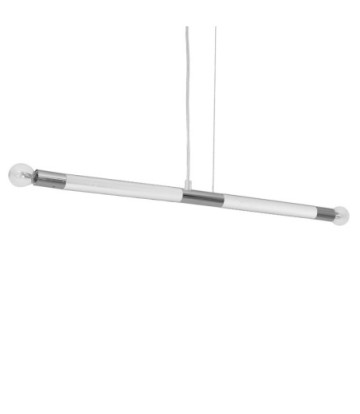 Lampa wisząca BASTONE WHITE / CHROME 2xE14