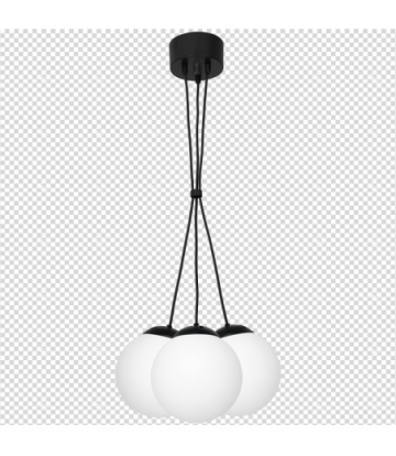 Lampa wisząca LIMA BLACK 3xE14