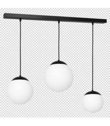 Lampa wisząca LIMA BLACK 3xE14