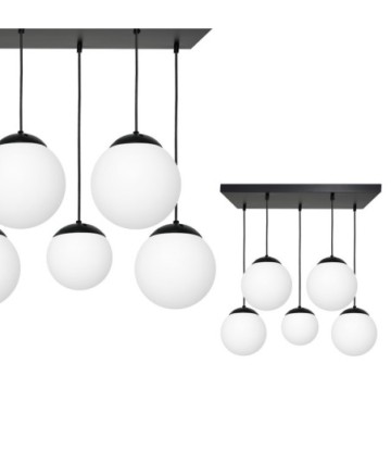 Lampa wisząca LIMA BLACK 5xE14